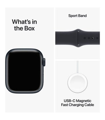 Watch Series 9 GPS 41mm Midnight Aluminium Case / Midnight S
