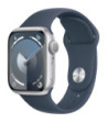 Watch Series 9 GPS 41mm Silver Aluminium Case / Storm Blue S
