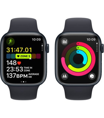 Watch Series 9 GPS 45mm Midnight Aluminium Case / Midnight S