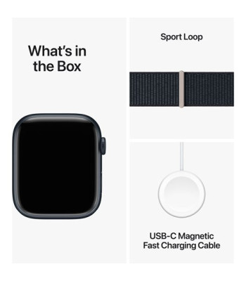 Watch Series 9 GPS 45mm Midnight Aluminium Case / Midnight S