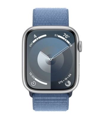 Watch Series 9 GPS 45mm Silver Aluminium Case / Winter Blue
