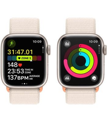 Watch Series 9 GPS + Cell. 41mm Starlight Alu. Case / Starli