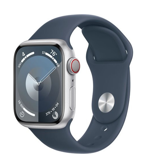 Watch Series 9 GPS + Cell. 41mm Silver Alu. Case / Storm Blu Watch Series 9 GPS + Cell. 41mm Silver Alu. Case / Storm Blu