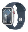Watch Series 9 GPS + Cell. 41mm Silver Alu. Case / Storm Blu