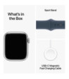 Watch Series 9 GPS + Cell. 41mm Silver Alu. Case / Storm Blu