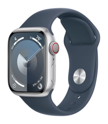Watch Series 9 GPS + Cell. 41mm Silver Alu. Case / Storm Blu