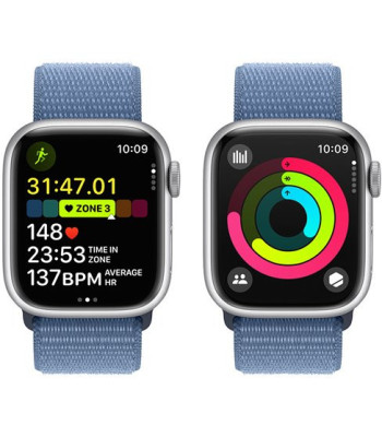 Watch Series 9 GPS + Cell. 41mm Silver Alu. Case / Winter Bl