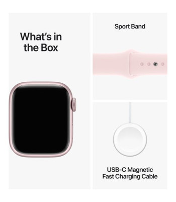 Watch Series 9 GPS + Cell. 41mm Pink Alu. Case / LLight Pink
