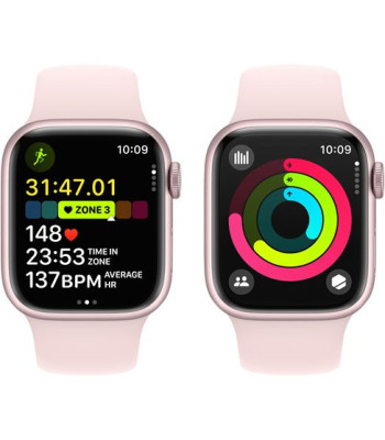 Watch Series 9 GPS + Cell. 41mm Pink Alu. Case / Light Pink