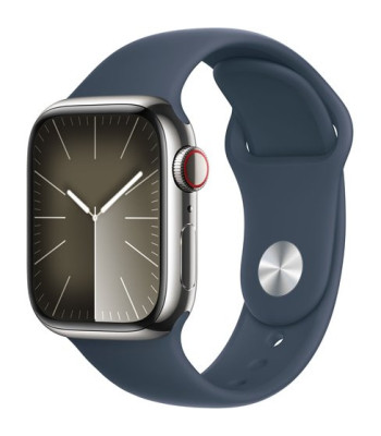 Watch Series 9 GPS + Cell. 41mm Silver Stainless Steel Case