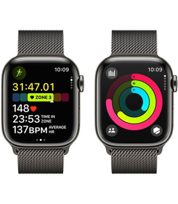 Watch Series 9 GPS + Cell. 41mm Graphite Stainless Steel Cas