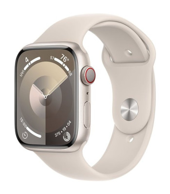 Watch Series 9 GPS + Cell. 45mm Starlight Aluminium Case / S