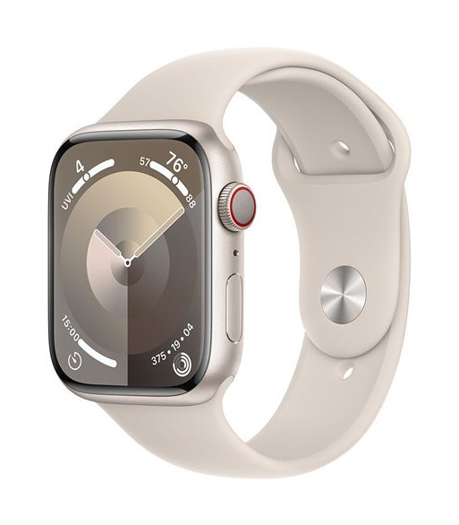 Watch Series 9 GPS + Cell. 45mm Starlight Aluminium Case / S Watch Series 9 GPS + Cell. 45mm Starlight Aluminium Case / S
