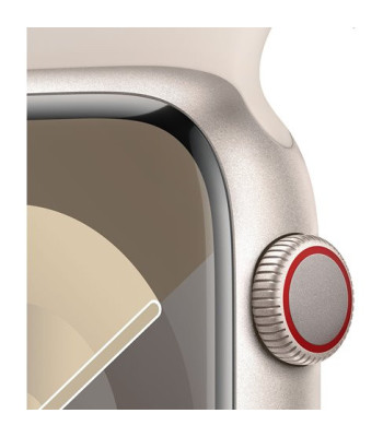 Watch Series 9 GPS + Cell. 45mm Starlight Aluminium Case / S