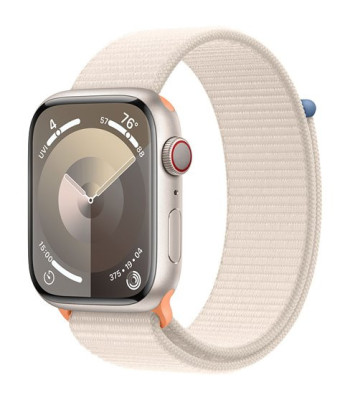 Watch Series 9 GPS + Cell. 45mm Starlight Aluminium Case / S