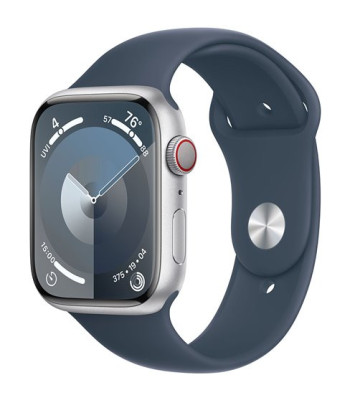 Watch Series 9 GPS + Cell. 45mm Silver Alu. Case / Storm Blu