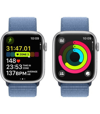 Watch Series 9 GPS + Cell. 45mm Silver Aluminium Case / Wint