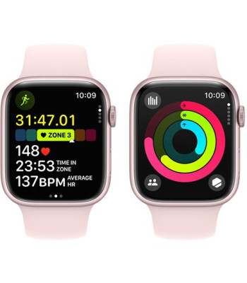 Watch Series 9 GPS + Cell. 45mm Pink Aluminium Case / Light