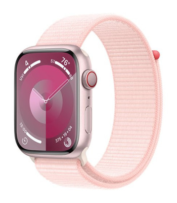 Watch Series 9 GPS + Cell. 45mm Pink Aluminium Case / Light
