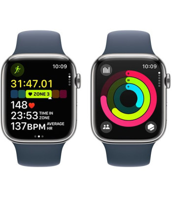 Watch Series 9 GPS + Cell. 45mm Silver Stainless Steel Case