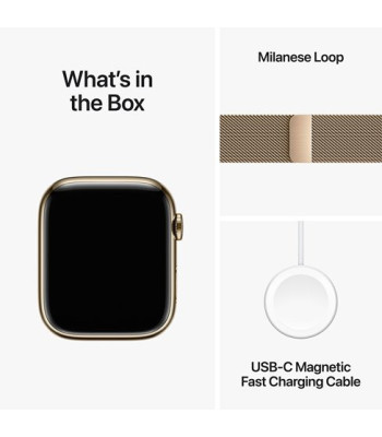 Watch Series 9 GPS + Cell. 45mm Gold Stainless Steel Case /