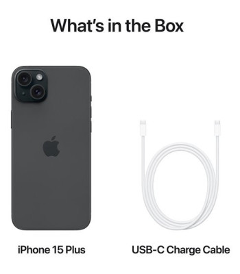 iPhone 15 Plus 256GB Black - MU183QN/A
