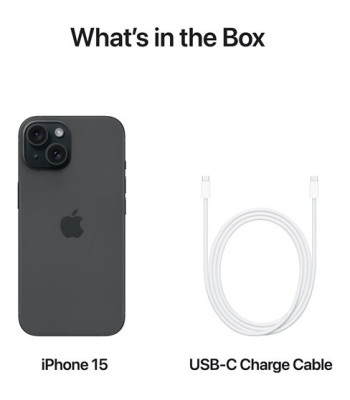 iPhone 15 128GB Black - MTP03QN/A