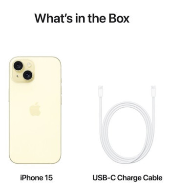 iPhone 15 256GB Yellow - MTP83QN/A