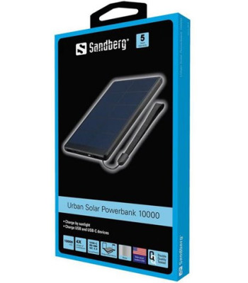 Sandberg Urban Solar Powerbank 10000 - Powerbank