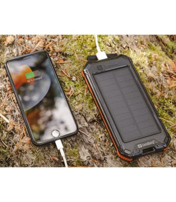 Sandberg 3-in-one Solar Powerbank 10000 mAh - Powerbank med