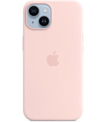 iPhone 14 Silicone Case with MagSafe - Chalk Pink - MPRX3ZM/