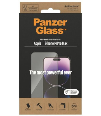PanzerGlass Screen Protect iPhone 14 Pro Max/Ultra-Wide Fit