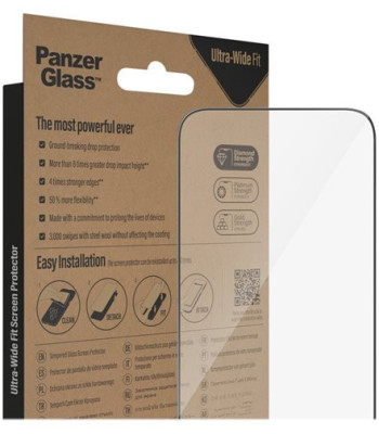 PanzerGlass Screen Protect iPhone 14 Pro Max/Ultra-Wide Fit,