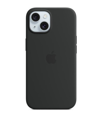 iPhone 15 Silicone Case with MagSafe - Black - MT0J3ZM/A