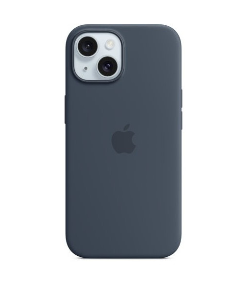 iPhone 15 Silicone Case with MagSafe - Storm Blue - MT0N3ZM/