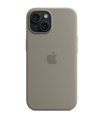 iPhone 15 Silicone Case with MagSafe - Clay - MT0Q3ZM/A