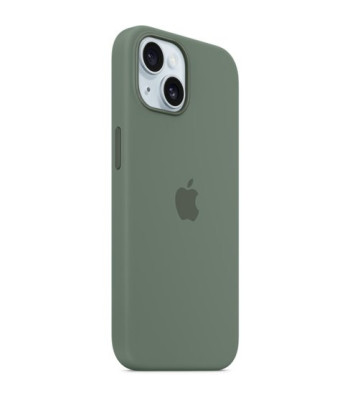 iPhone 15 Silicone Case with MagSafe - Cypress - MT0X3ZM/A