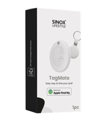 Sinox Lifestyle TagMate med sort nøglering - GPS Tracker