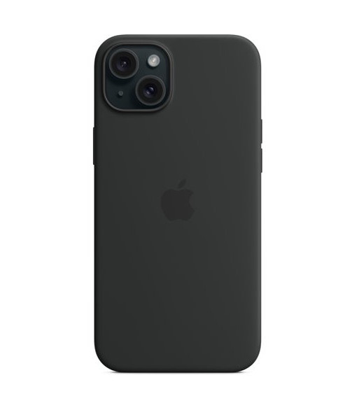 Apple iPhone 15 Plus Silicone Case with MagSafe - Black - MT Apple iPhone 15 Plus Silicone Case with MagSafe - Black - MT