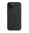 Apple iPhone 15 Plus Silicone Case with MagSafe - Black - MT