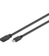 GOOBAY - USB 3.1 forlængerkabel - USB-C han til USB-C hun