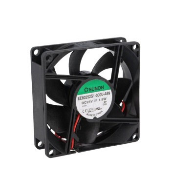 SUNON - DC blæser - 80x80x25mm 24Vdc / 1