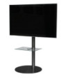 Sinox StandView TV gulvstand med drejbar top. 26"-65". Matsort