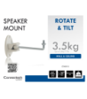 Connectech SONOS® PLAY1 højttaler ophæng. Hvid