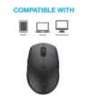 JLAB GO Charge Mouse - Black - Trådløs mus