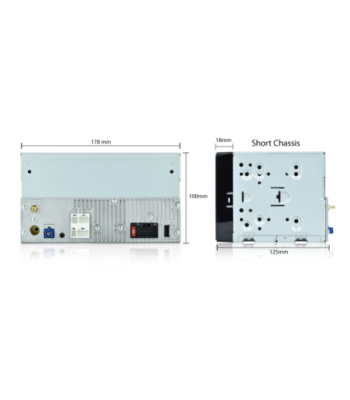 Chassis til SPH-DA360 med sort ramme