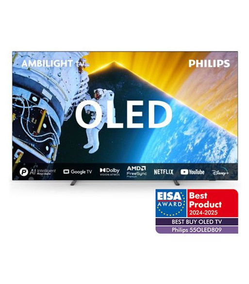 Philips 55OLED809/12 - OLED 4K Google TV med Ambilight Philips 55OLED809/12 - OLED 4K Google TV med Ambilight