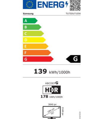Samsung TU75DU7105KXXC - UHD 4K Smart TV