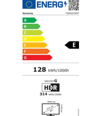 Samsung TQ85Q70DATXXC - QLED 4K Smart TV