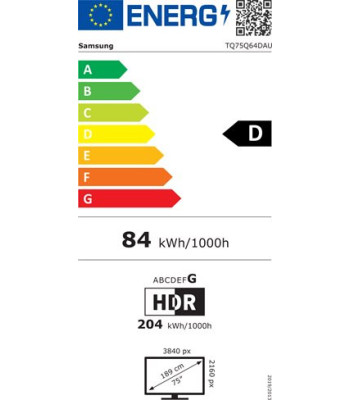 Samsung TQ75Q64DAUXXC - QLED 4K Smart TV